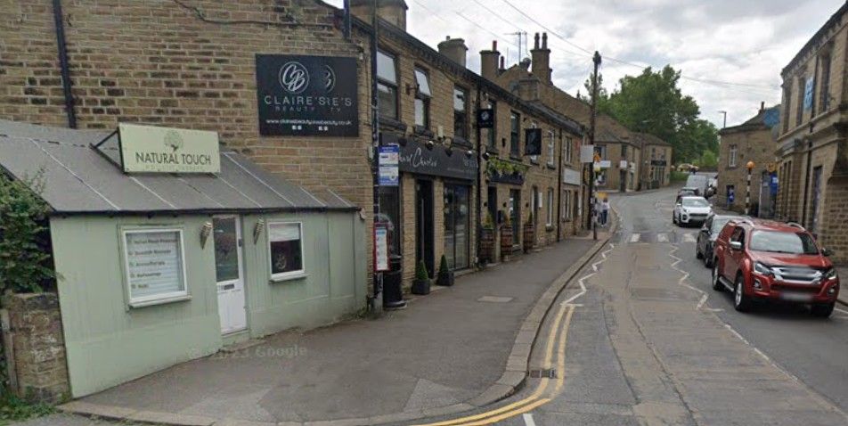 Street view of Kirkburton. Airport Taxi Huddersfield.